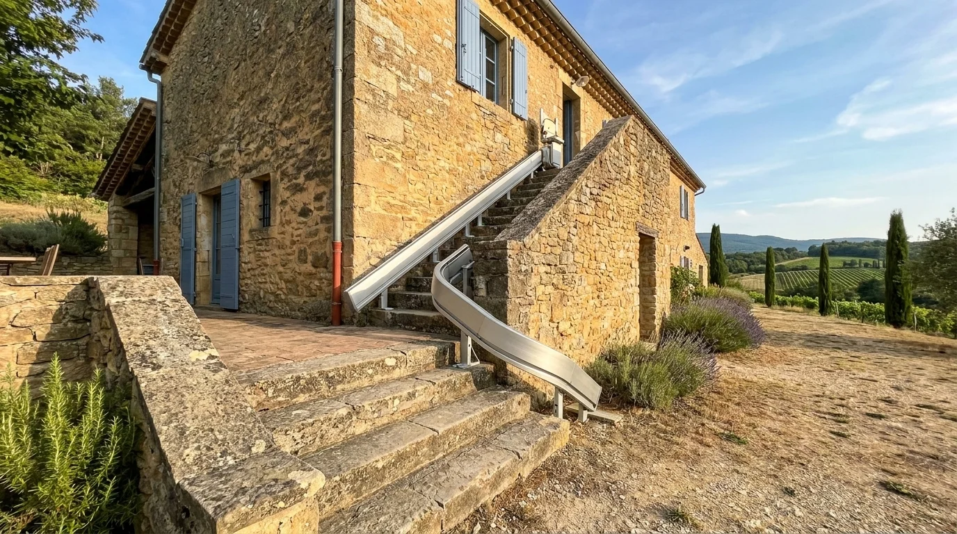Monte escalier à  — Monte escalier Allier (03)