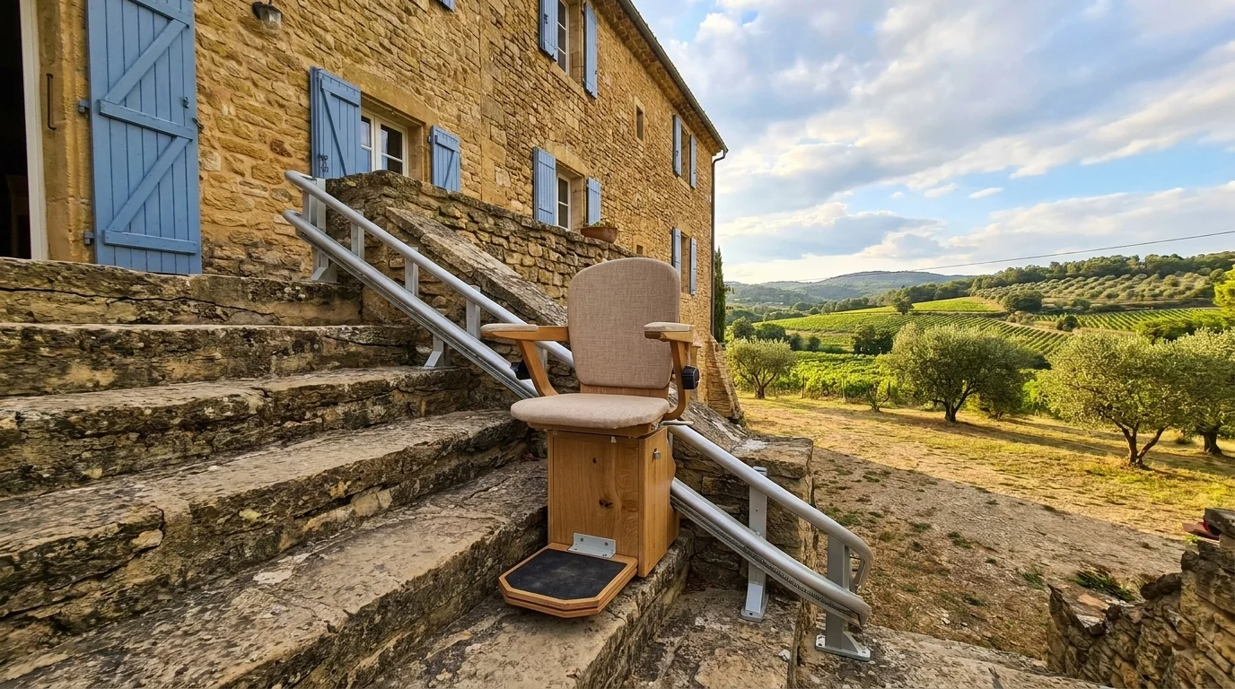 Monte escalier à  — Monte-escalier dans les Ardennes : des aides maximales pour un département qui en a besoin