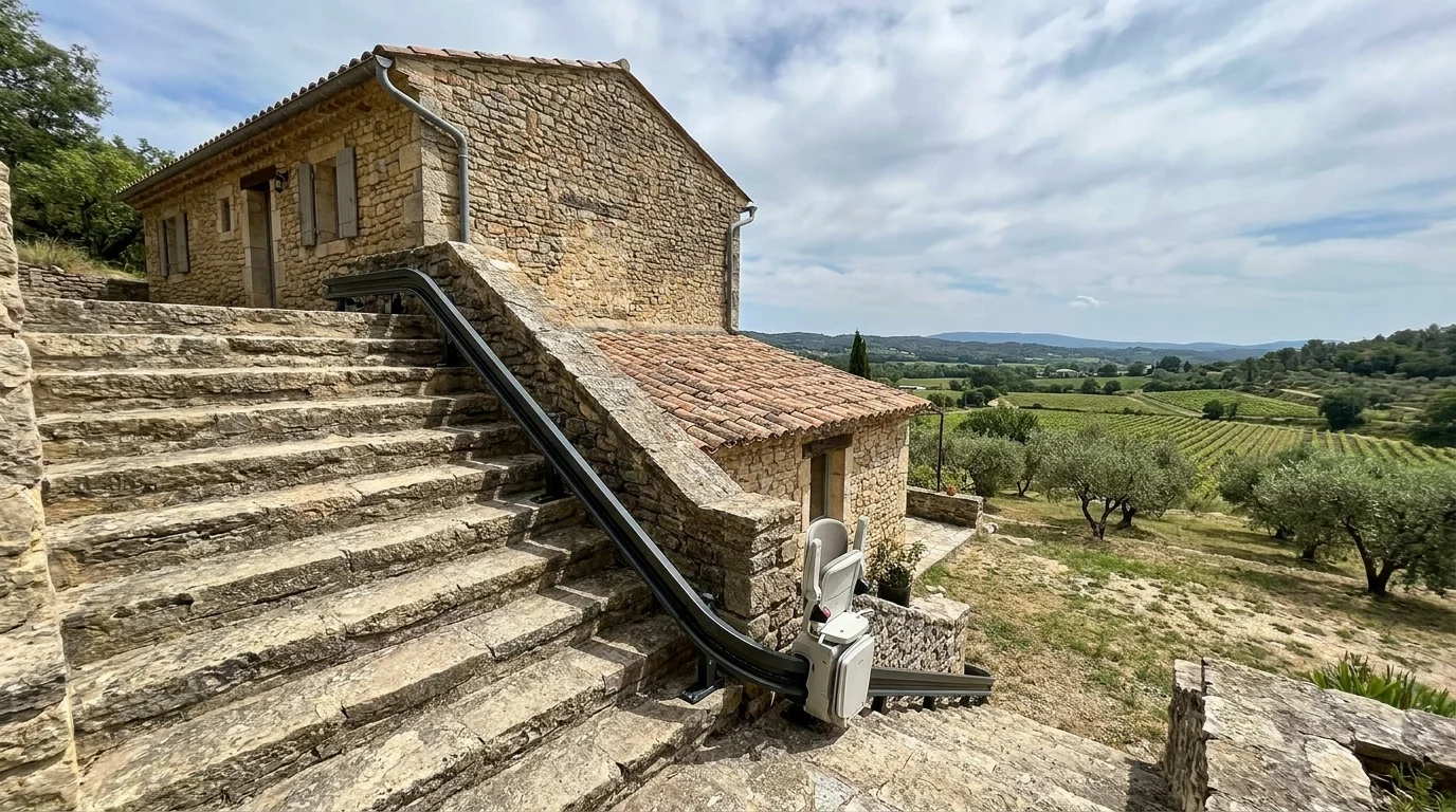 Monte escalier à  — Monte escalier Ariège (09)
