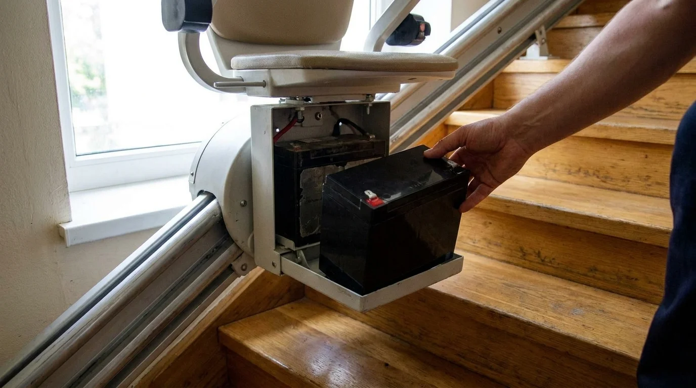 Batterie monte-escalier : durée de vie, remplacement et prix 2026