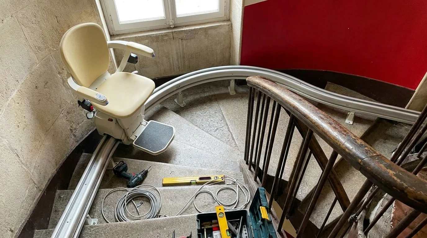 Installation monte-escalier en France : guide pratique 2026