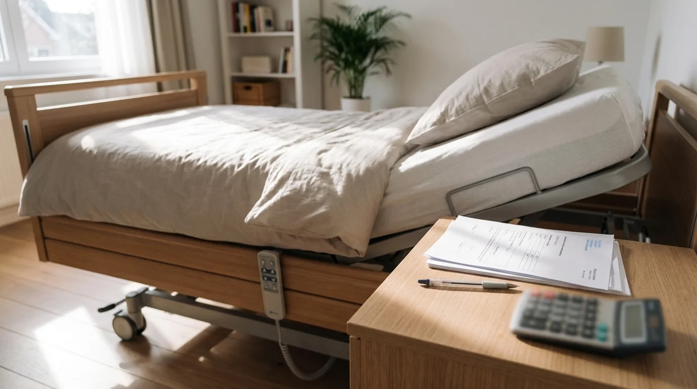 Location d'un lit médicalisé : ce que fixe l'État, ce que vous payez vraiment
