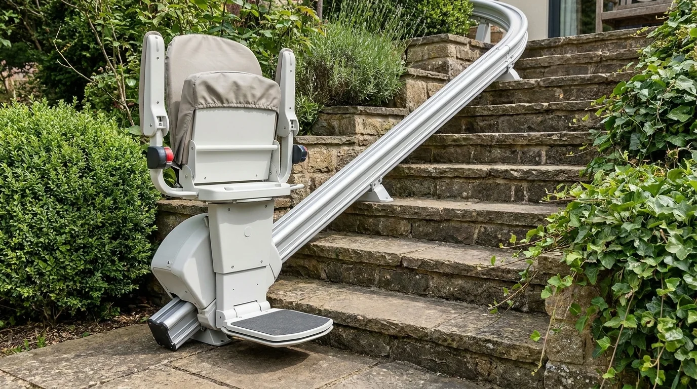 Monte-escalier extérieur : guide complet 2026 pour l'accessibilité outdoor