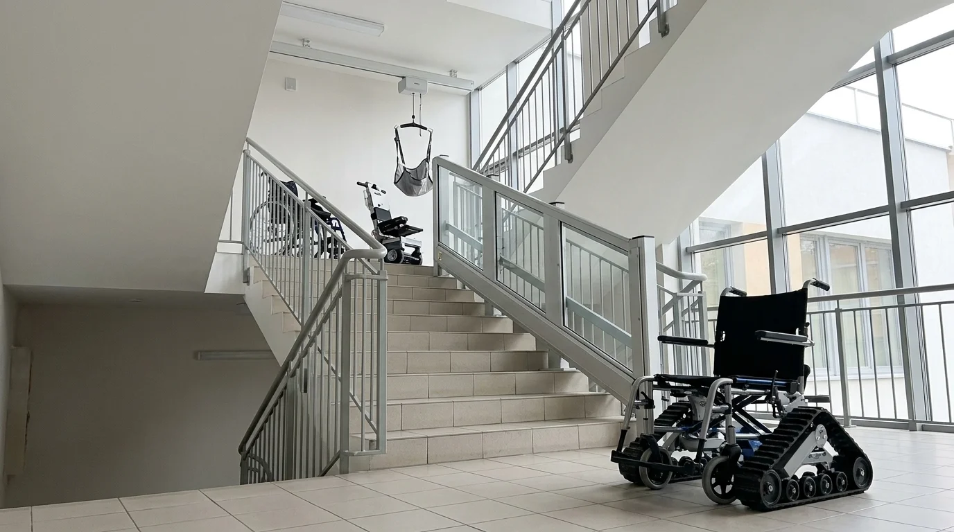 Monte escalier fauteuil roulant : 4 solutions PMR en 2026
