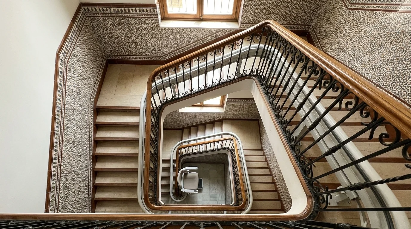 Prix monte-escalier tournant 2026 : tarifs et coûts réels