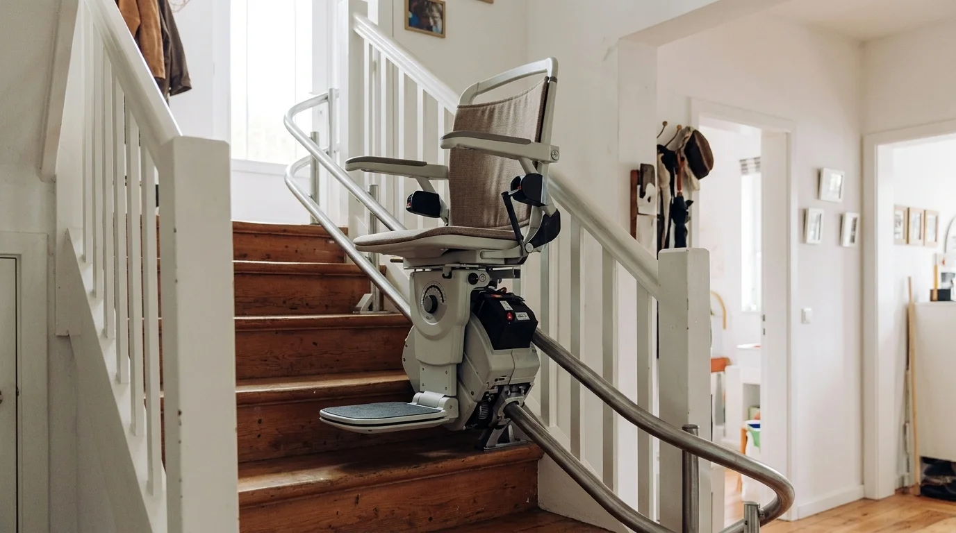 Monte-escalier à vendre : pourquoi le chariot vaut plus que le rail