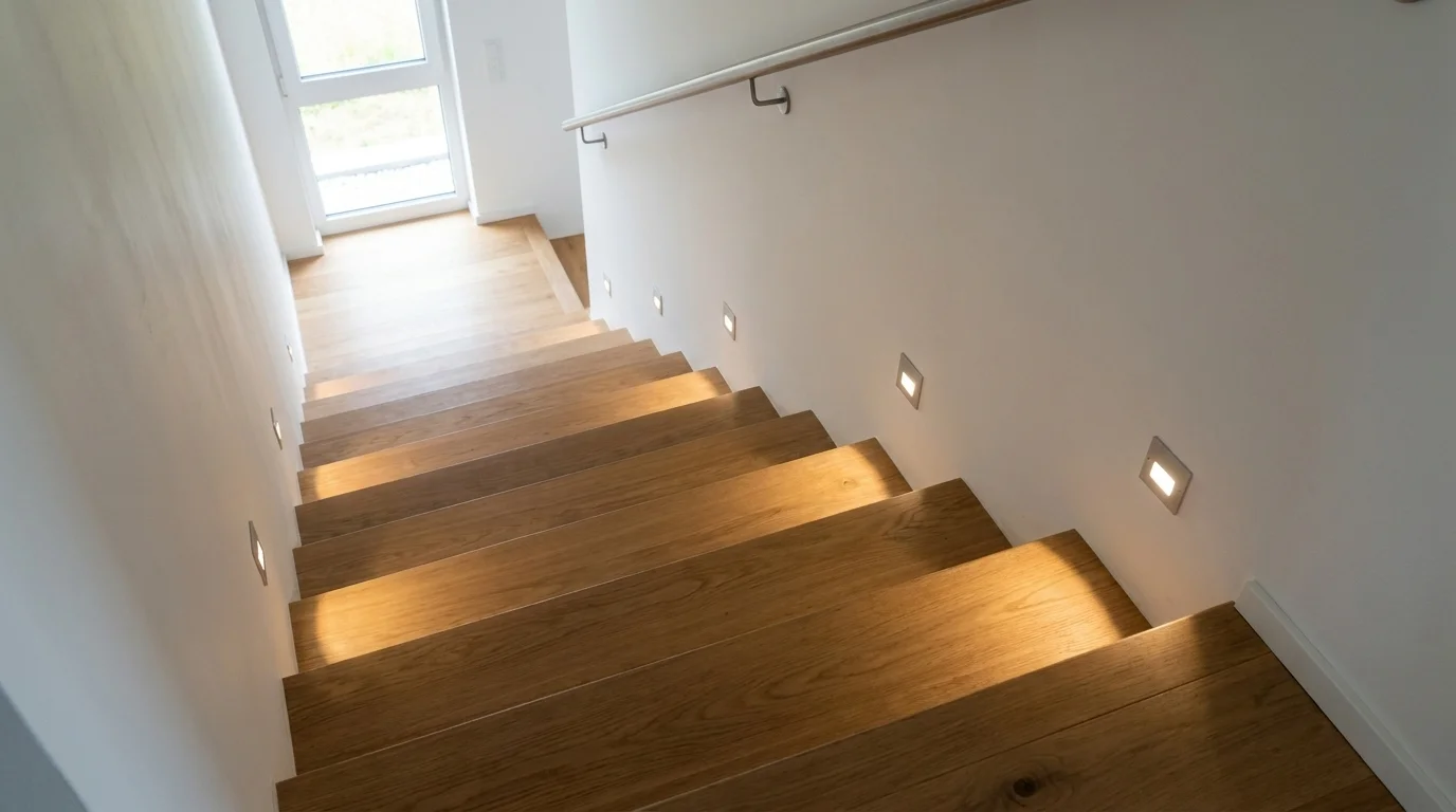 Spots d'escalier : éclairer chaque marche sans éblouir celui qui descend