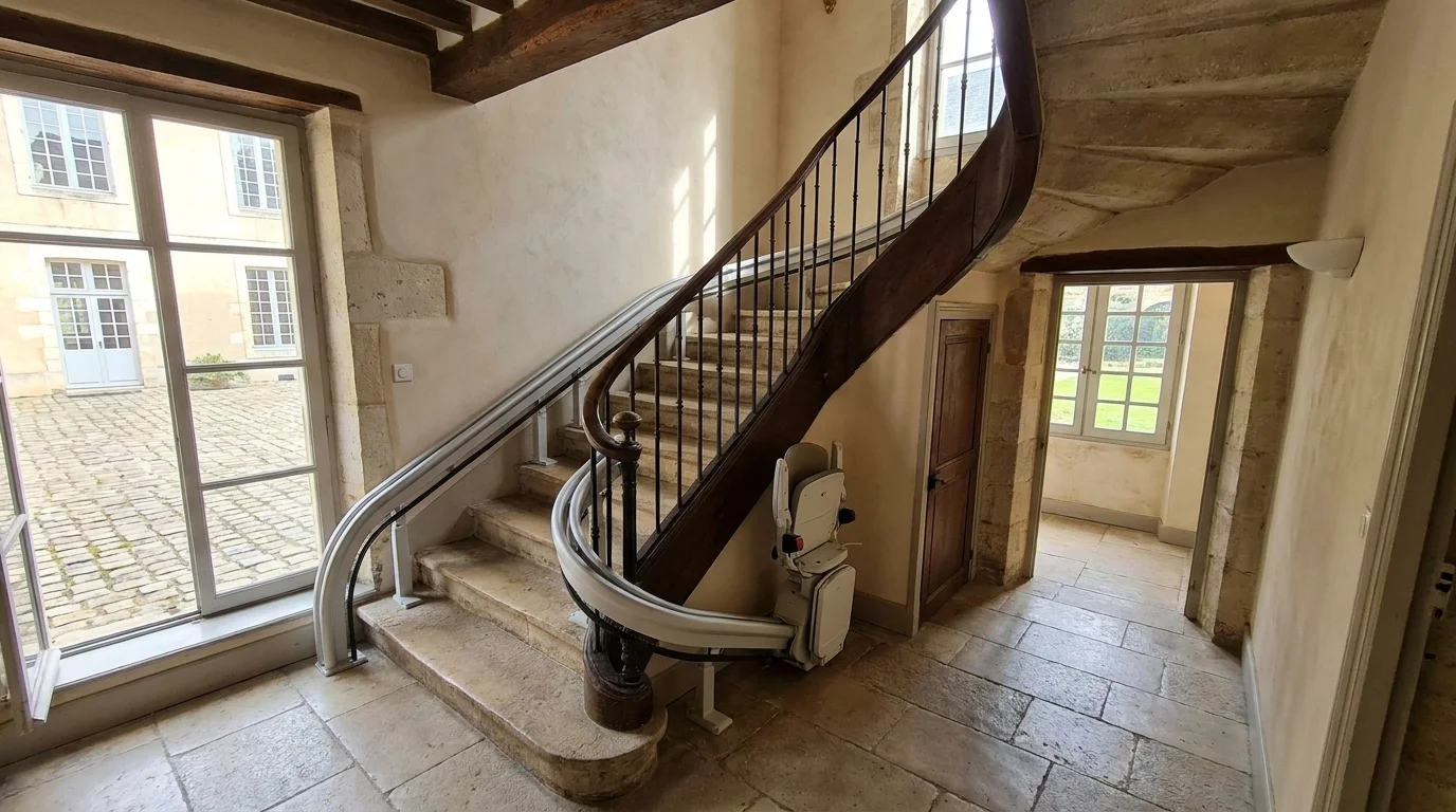 Monte escalier à  — Monte-escalier en Charente : maisons, aides et installateurs en 2026