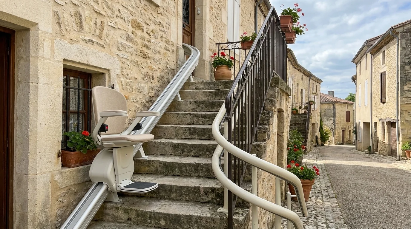 Monte-escalier en Corse-du-Sud : adapter son logement entre mer et montagne