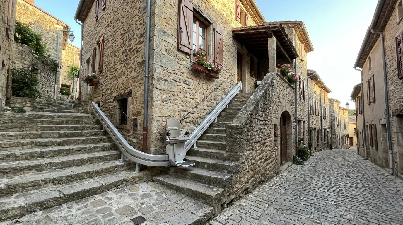 Monte escalier à  — Monte-escalier en Eure-et-Loir : rester chez soi entre Beauce et Perche