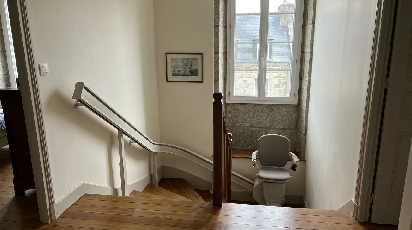 Monte escalier à Brest — Monte-escalier à Brest : s'équiper dans une ville reconstruite