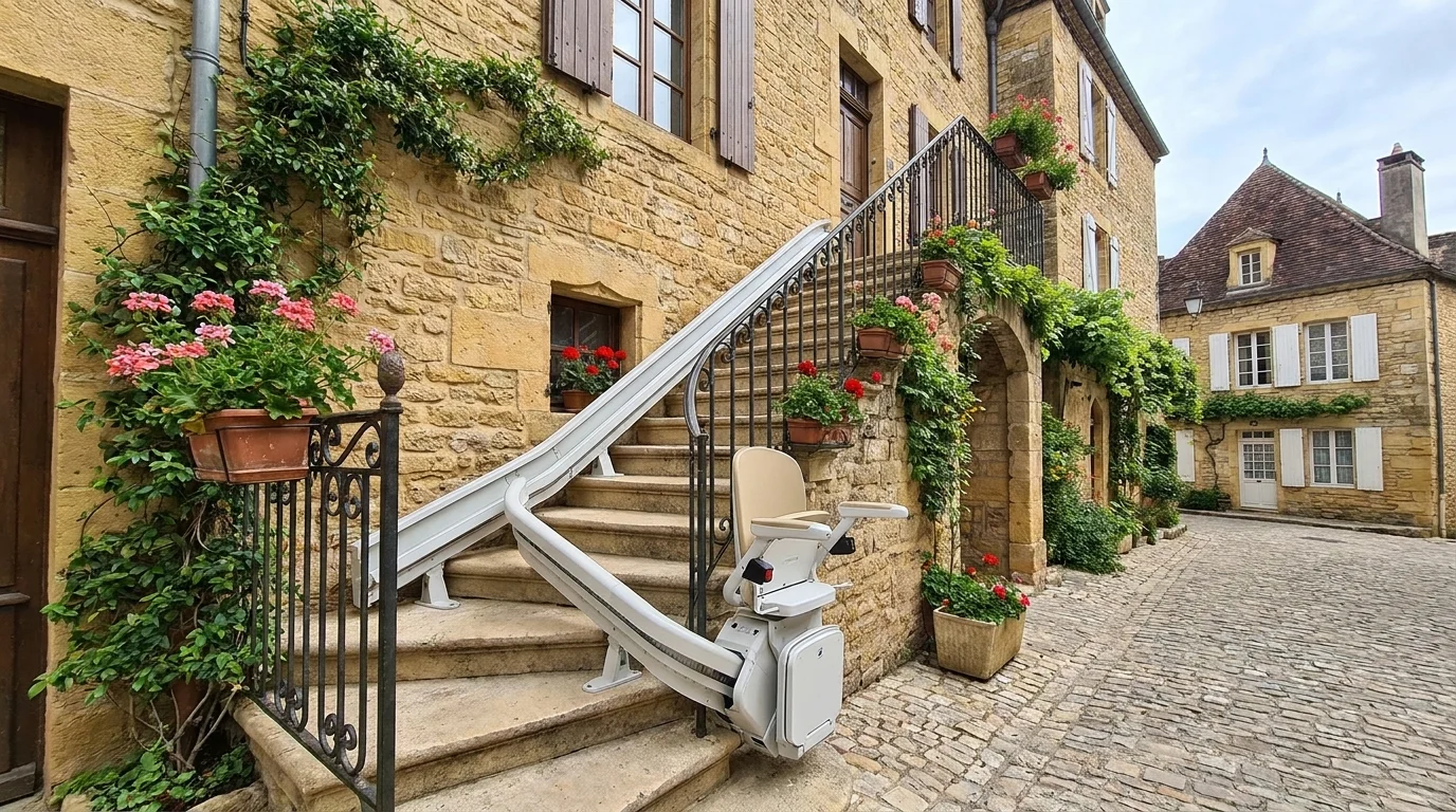 Monte escalier à  — Monte-escalier Finistère : adapter les maisons bretonnes au maintien à domicile