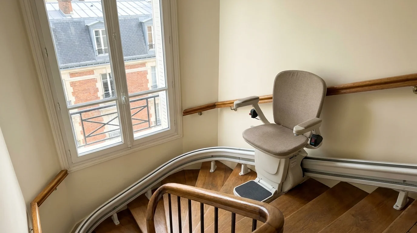 Monte-escalier à Boulogne-Billancourt : en appartement comme en copropriété
