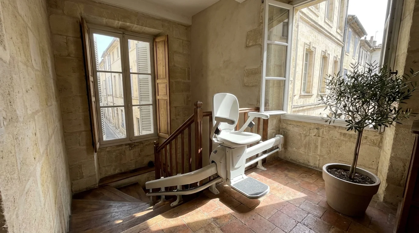 Monte escalier à Montpellier — Monte-escalier à Montpellier : quand 88 % du parc est en immeuble