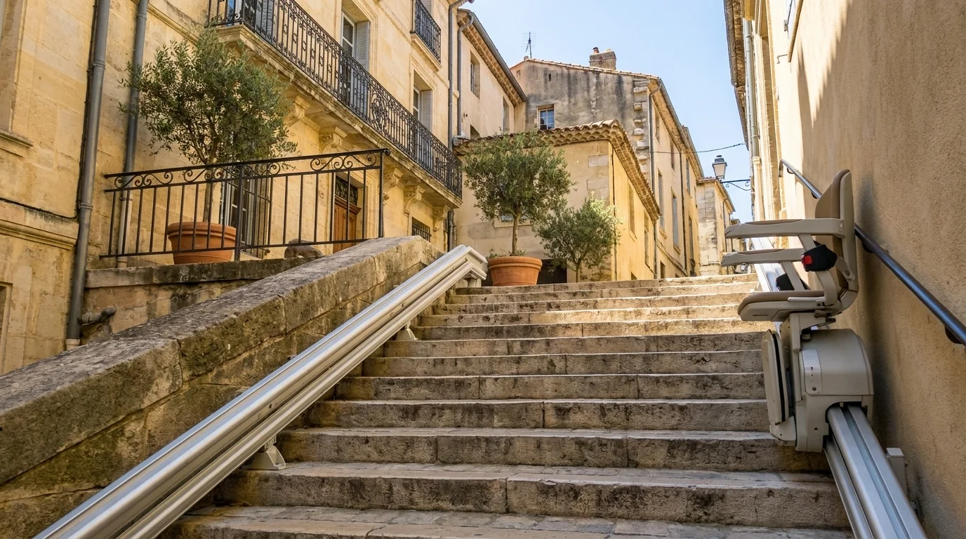 Monte escalier à  — Monte escalier Hérault (34)