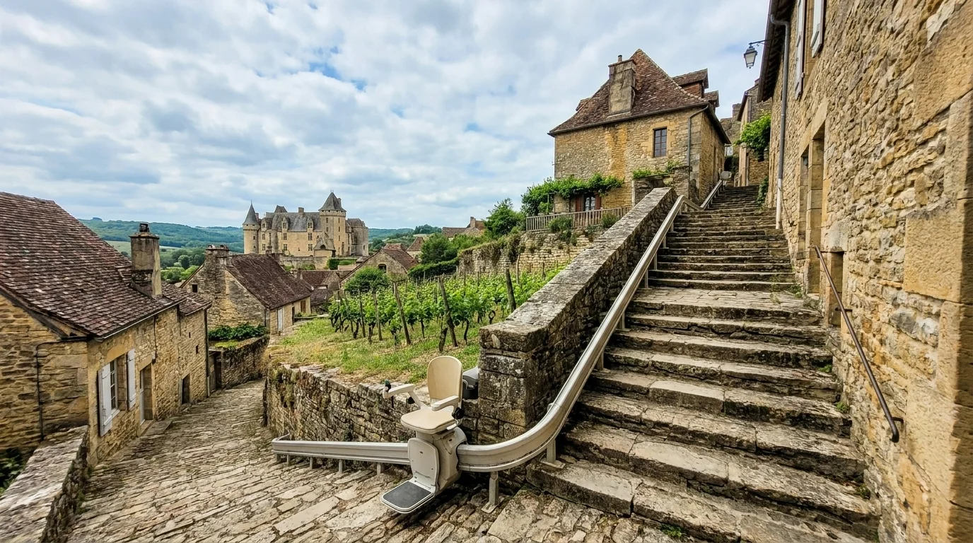 Monte escalier à  — Monte escalier Île-de-France
