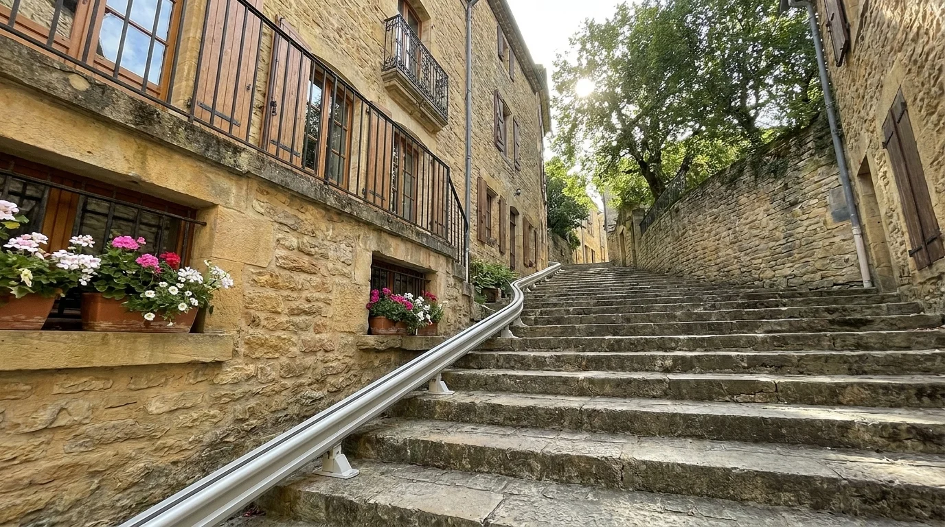 Monte escalier à — Monte-escalier en Ille-et-Vilaine : du granit breton aux pavillons rennais