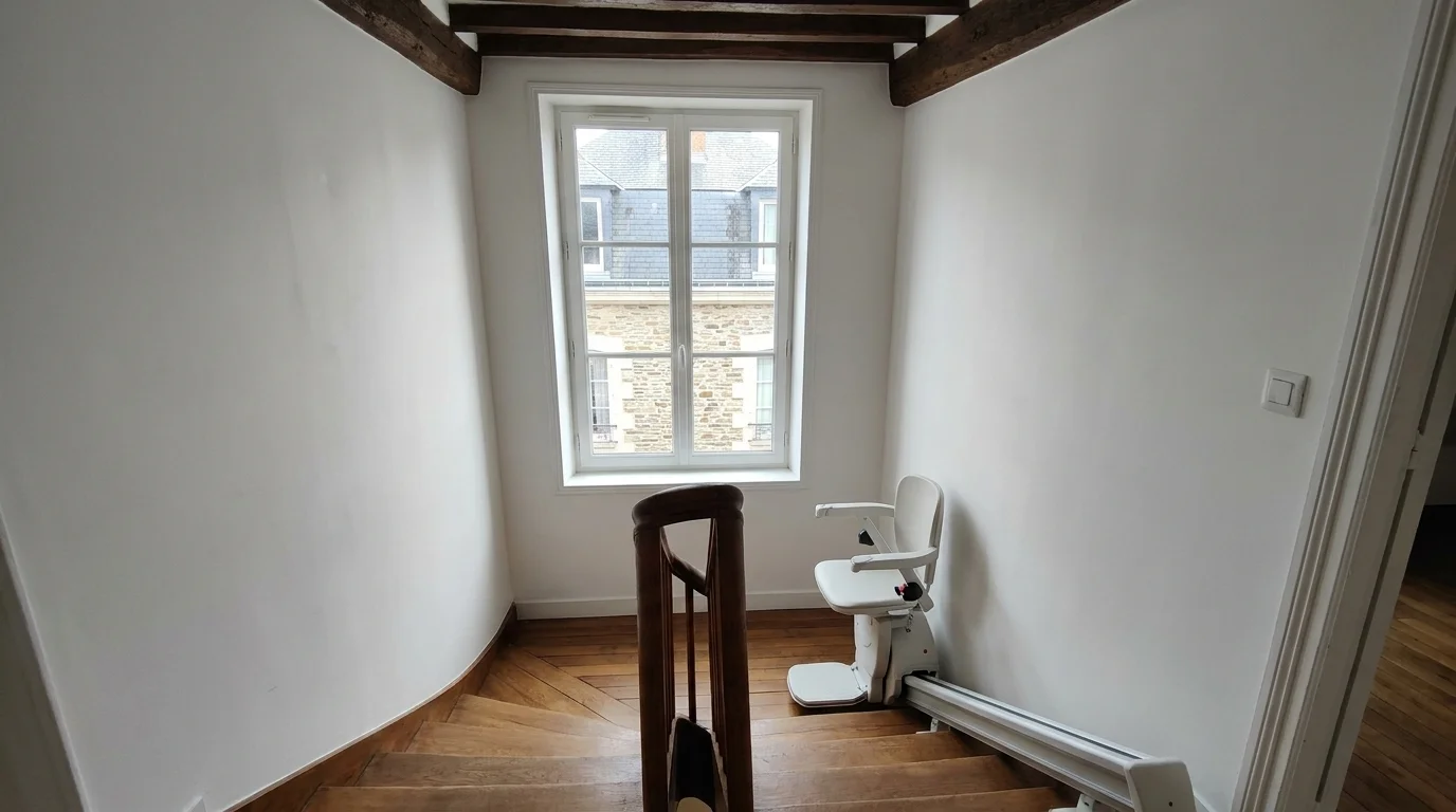 Monte escalier à Nantes — Monte-escalier à Nantes : le guide pour s'équiper quand 80 % du parc est en copropriété