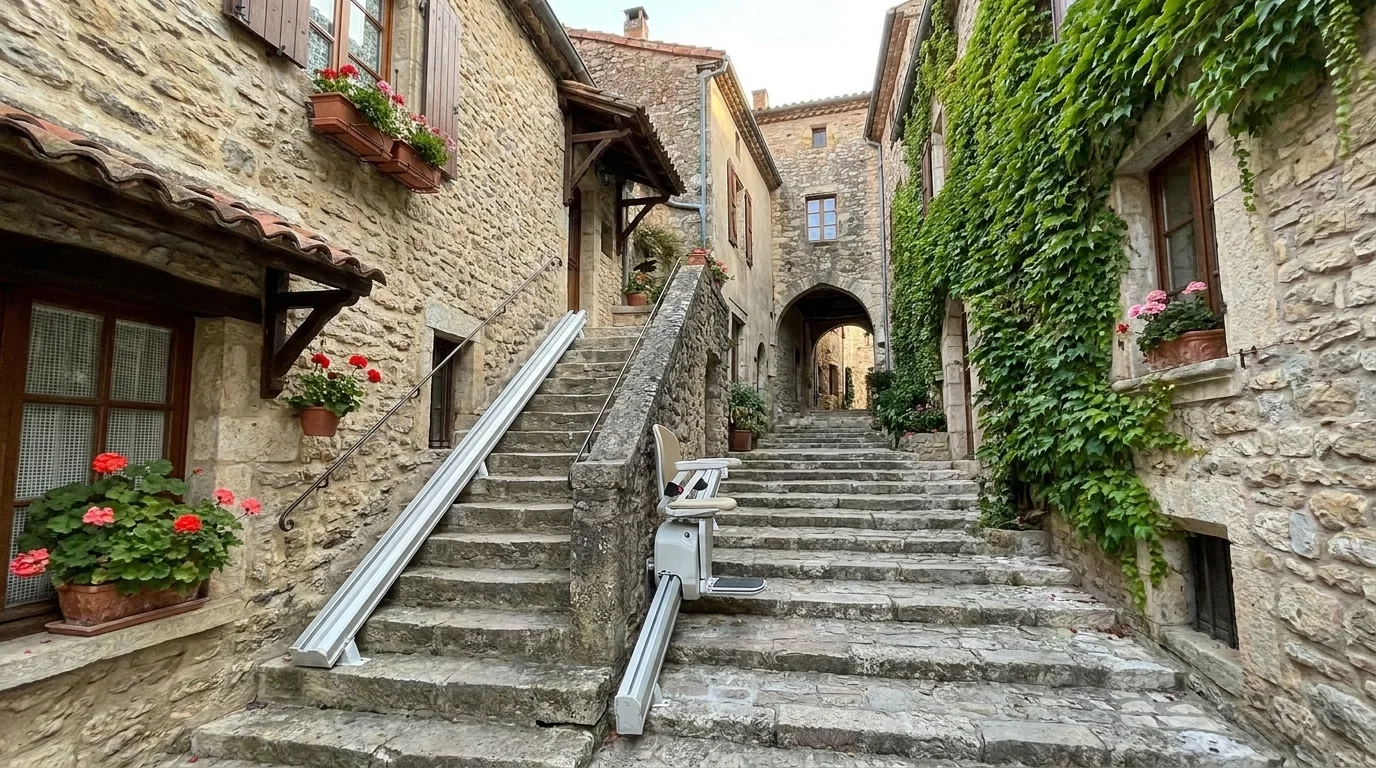 Monte escalier à — Monte-escalier en Maine-et-Loire : 90 % de maisons, des aides à saisir