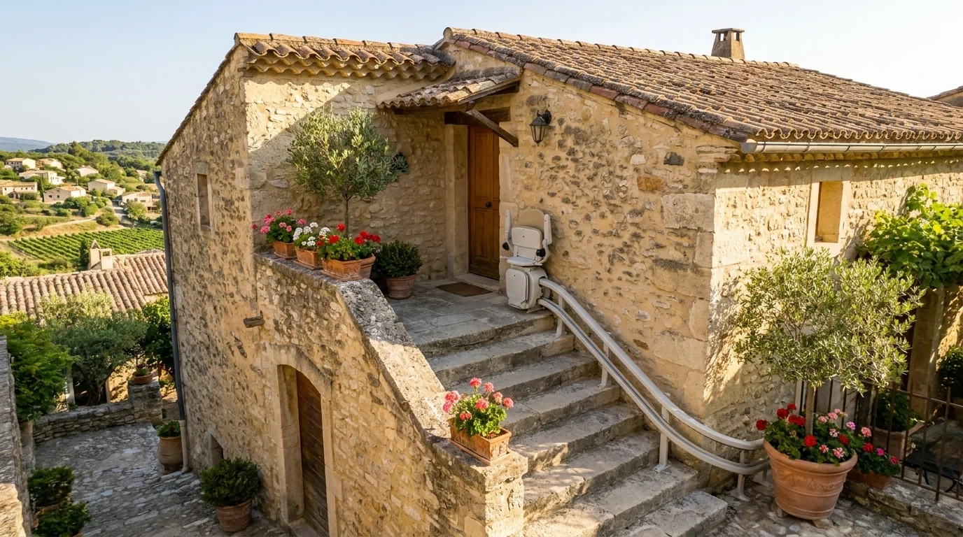 Monte escalier à  — Monte-escalier dans la Manche : équiper la presqu'île du Cotentin en 2026