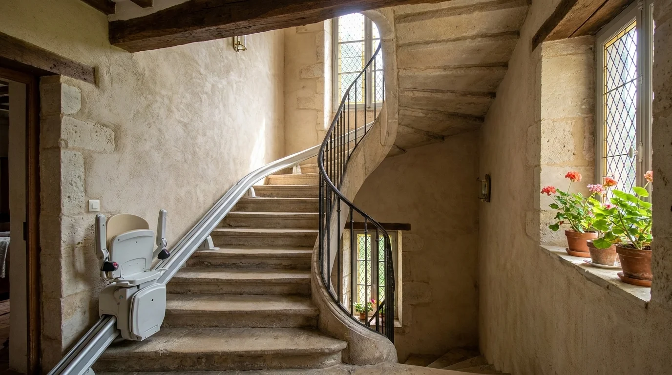 Monte escalier à — Monte-escalier en Mayenne : un département de maisons et d'escaliers