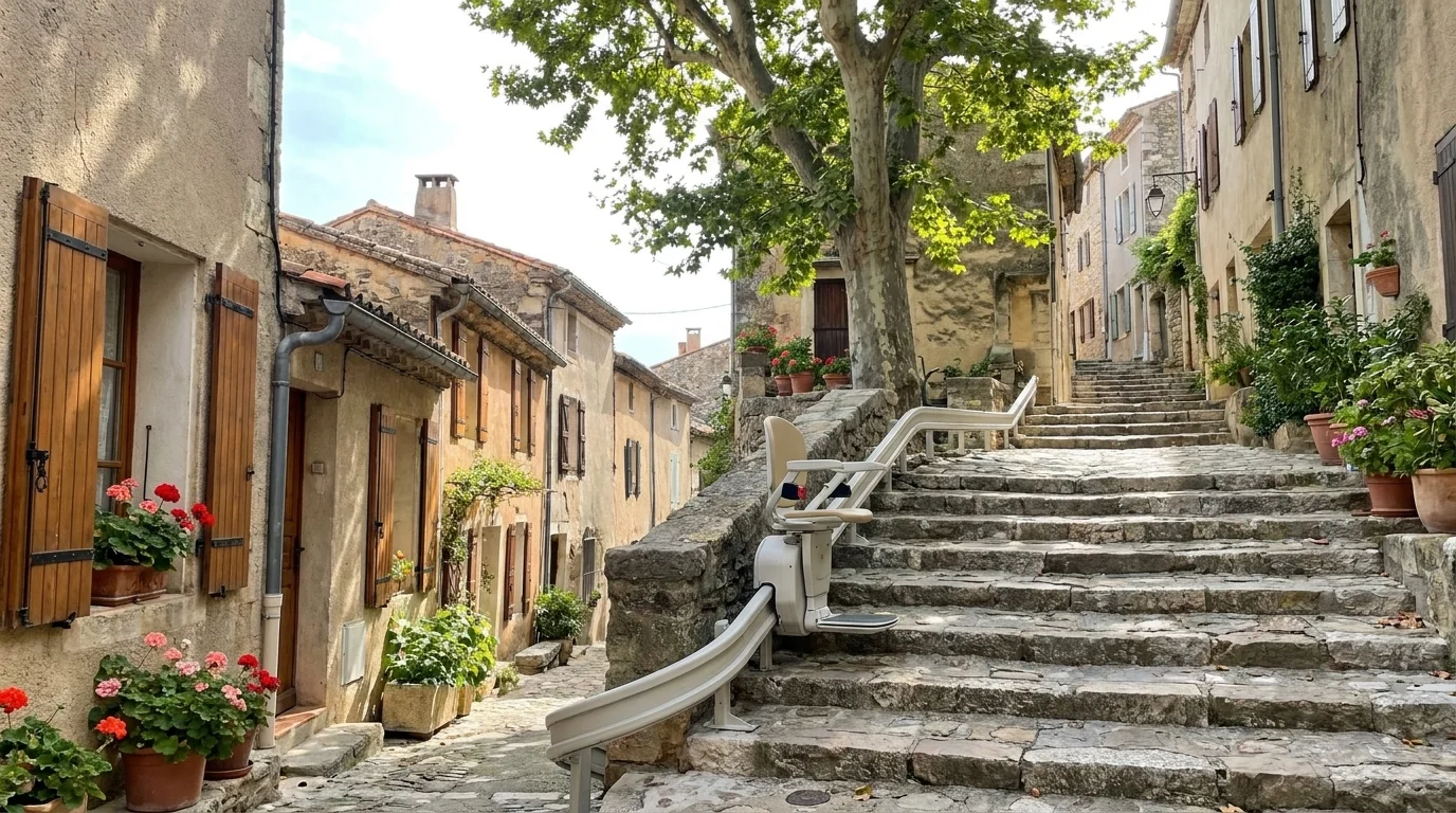 Monte escalier à  — Monte-escalier en Meurthe-et-Moselle : deux patrimoines, un même défi