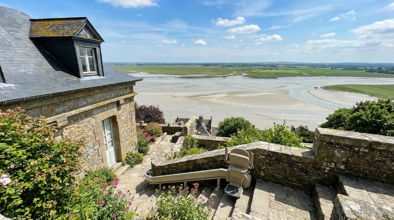 Monte escalier à  — Monte escalier Normandie