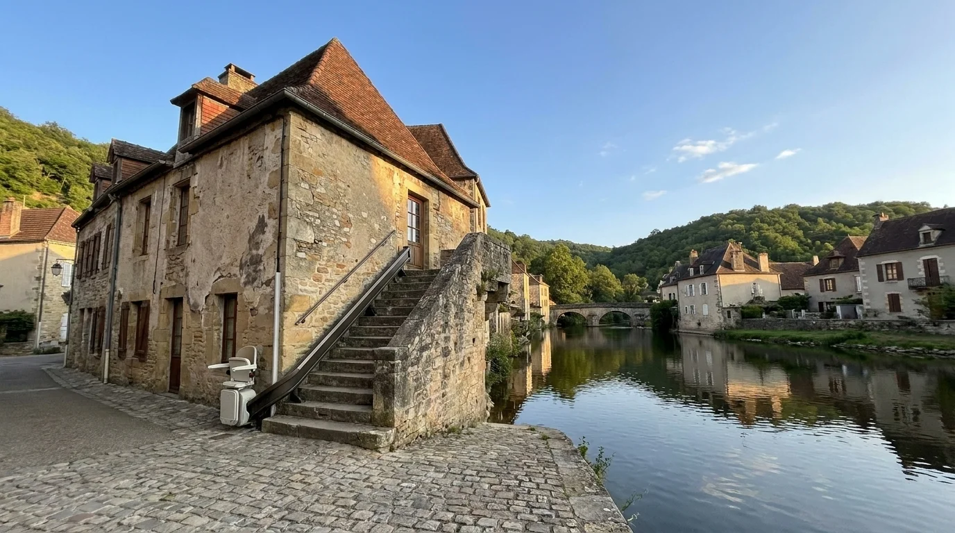 Monte escalier à  — Monte escalier Nouvelle-Aquitaine