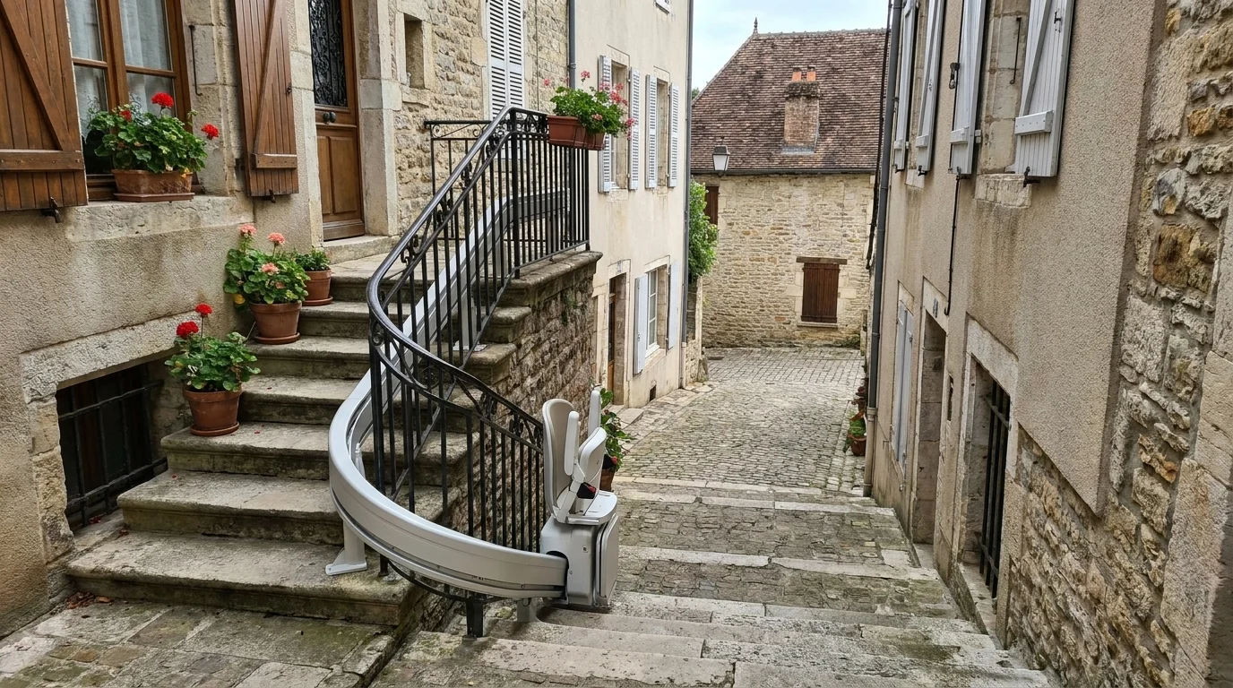 Monte escalier à  — Monte-escalier dans l'Oise : du bassin creillois aux pavillons picards