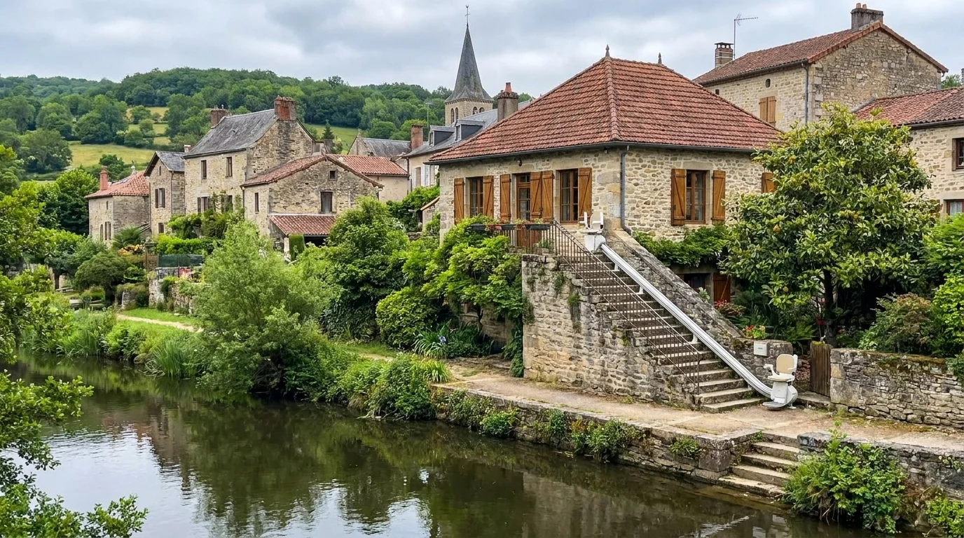 Monte escalier à  — Monte escalier Pays de la Loire