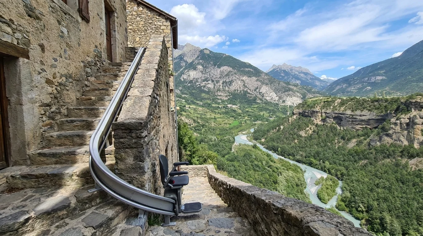 Monte escalier à  — Monte escalier Provence-Alpes-Côte d'Azur