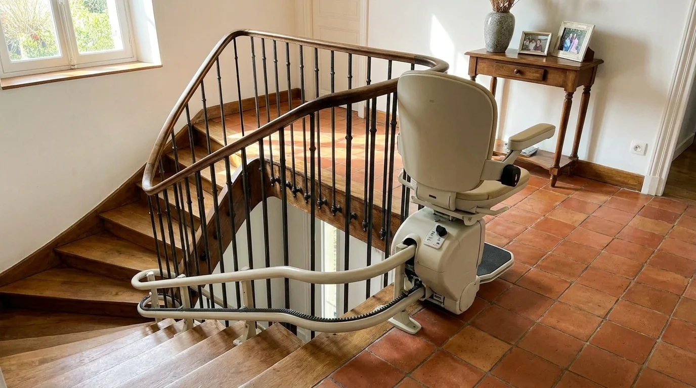 Monte escalier à Lyon — Monte-escalier extérieur à Lyon : équiper les pentes de la capitale des Gaules