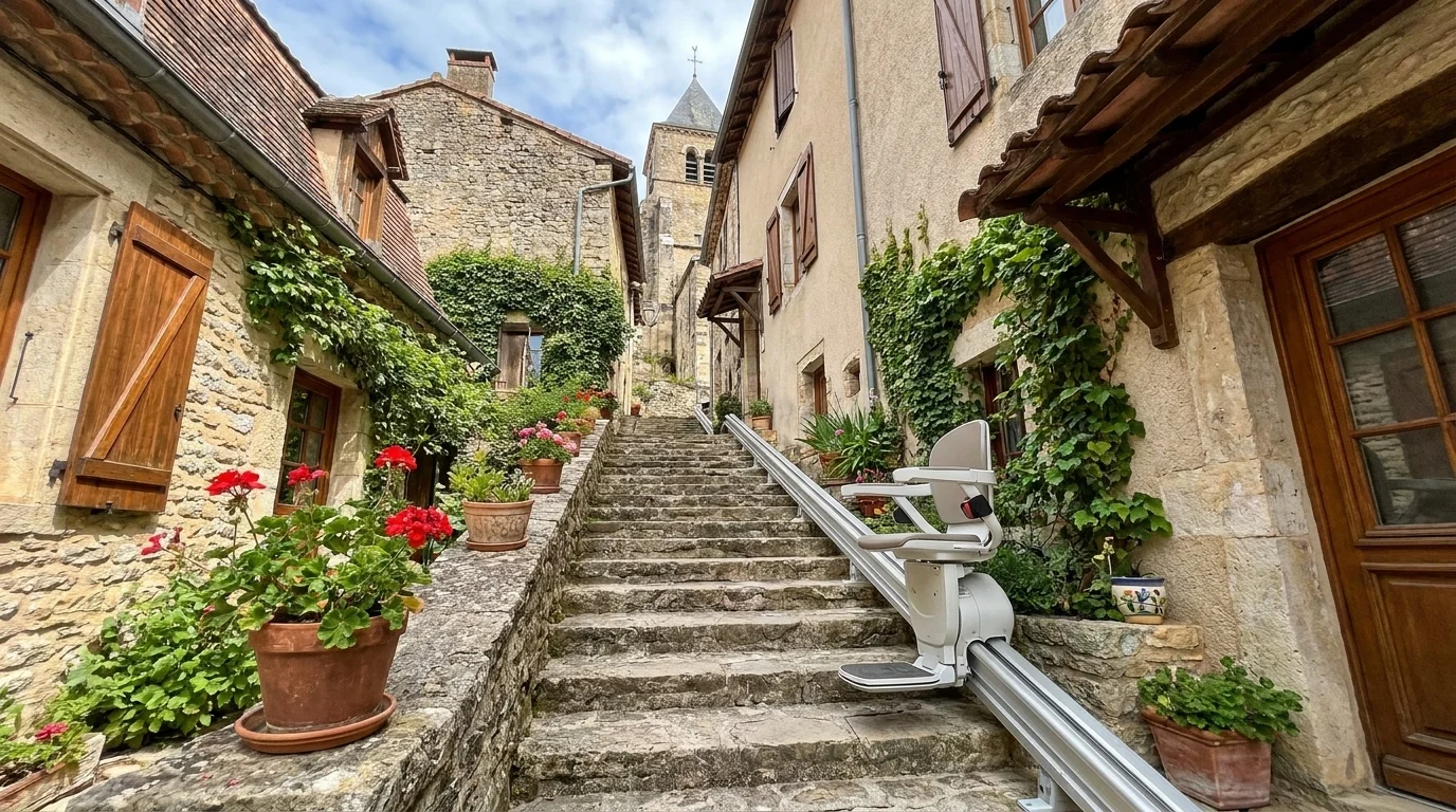 Monte escalier à — Monte-escalier en Saône-et-Loire : du bassin industriel aux vignes du Mâconnais