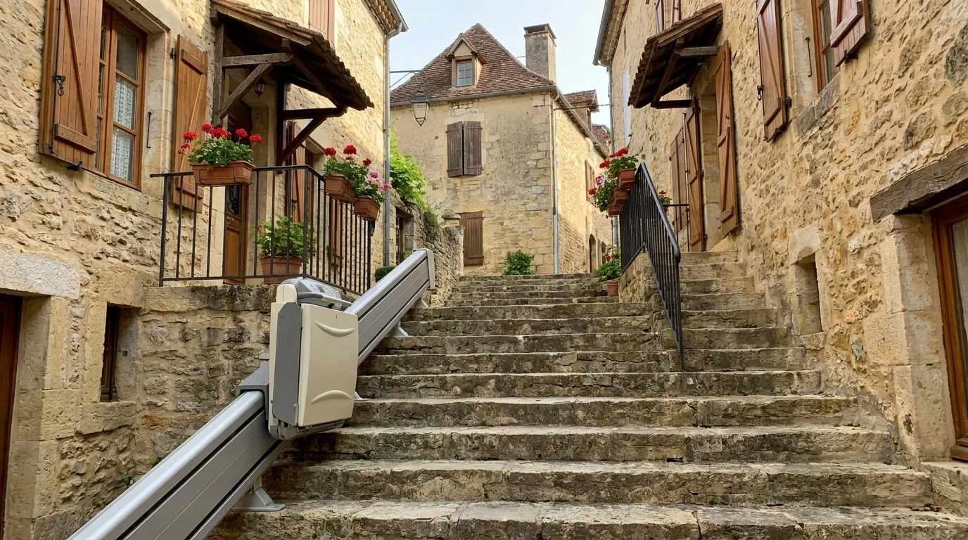 Monte escalier à — Monte-escalier en Seine-Saint-Denis : des revenus modestes, des aides maximales