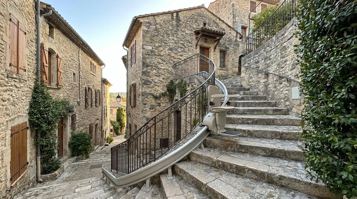 Monte escalier à  — Monte-escalier Val-de-Marne : le reste à charge varie du simple au triple