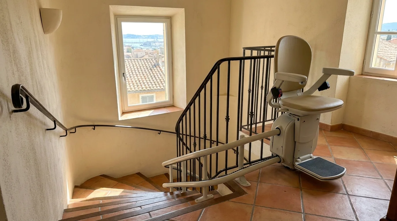 Monte escalier à Toulon — Monte-escalier à Toulon : équiper les escaliers de la reconstruction