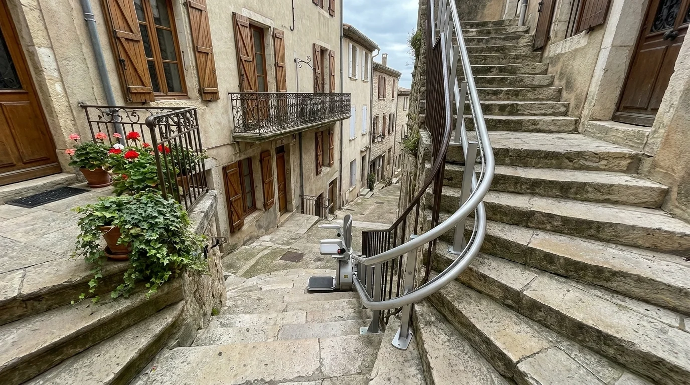 Monte escalier à — Monte-escalier en Vendée : équiper le département aux 94 % de maisons