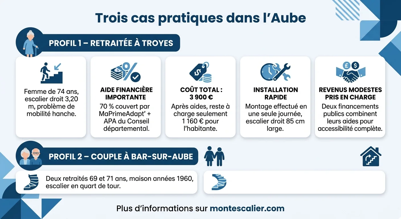 Trois cas pratiques dans l'Aube