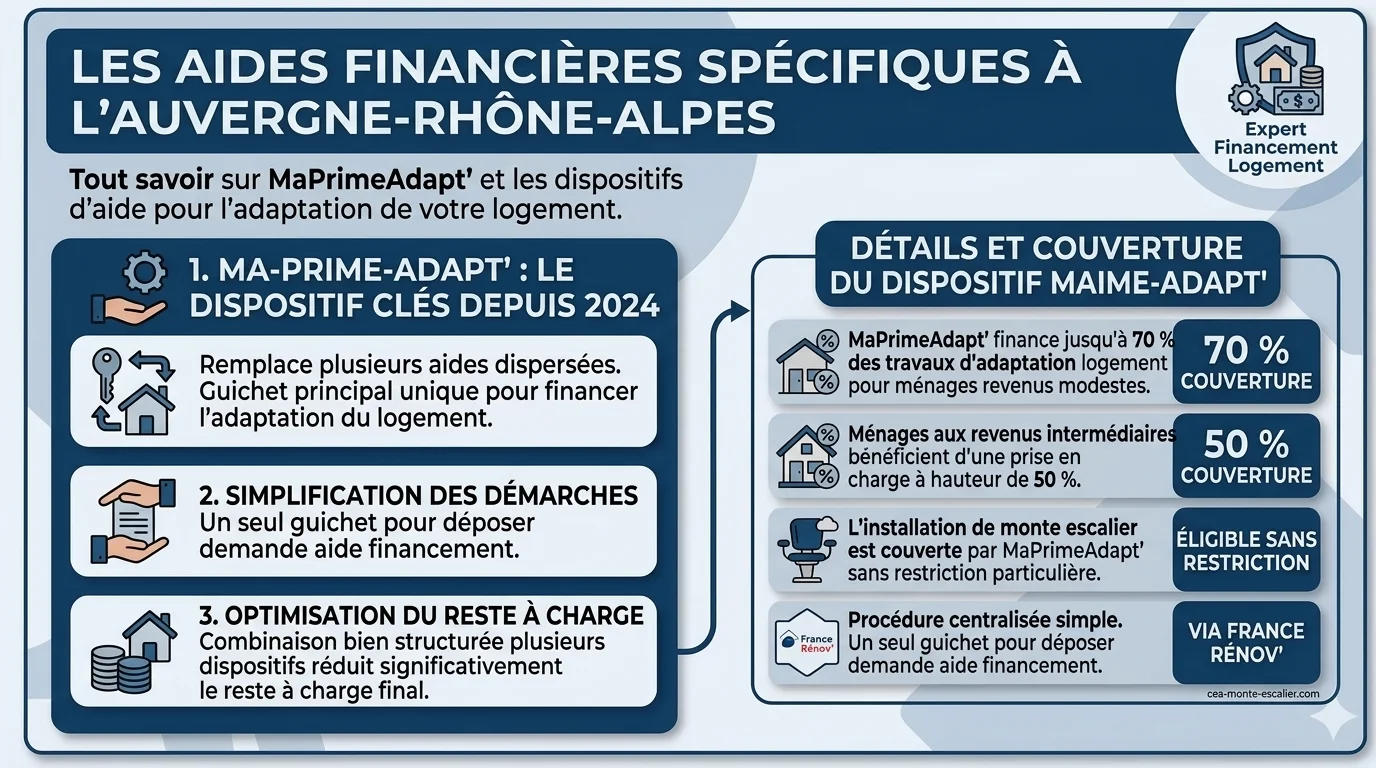 Aides financières spécifiques à l'Auvergne-Rhône-Alpes