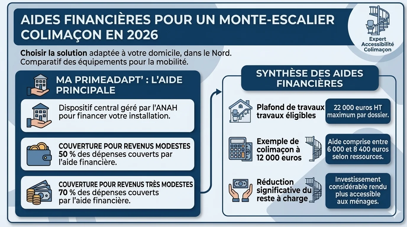 Monte-escalier colimaçon : solutions techniques et prix 2026