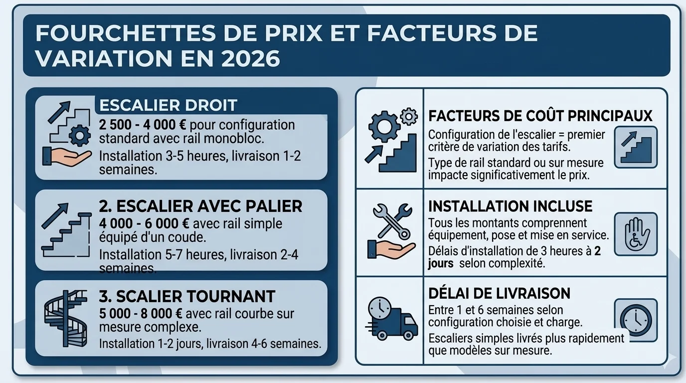 Monte-escalier debout 2026 : fonctionnement, avantages et guide d'achat