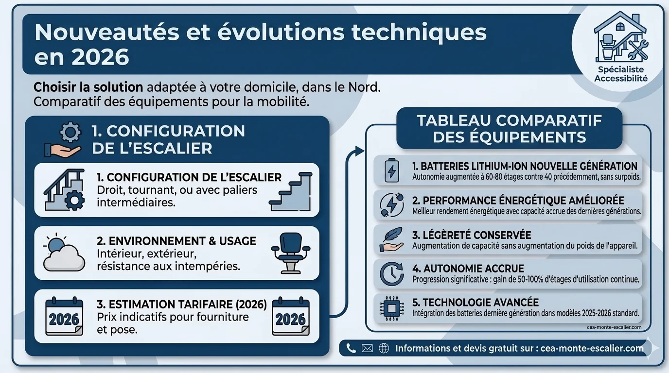 Monte-escalier portable 2026 : comparatif, prix et modèles électriques