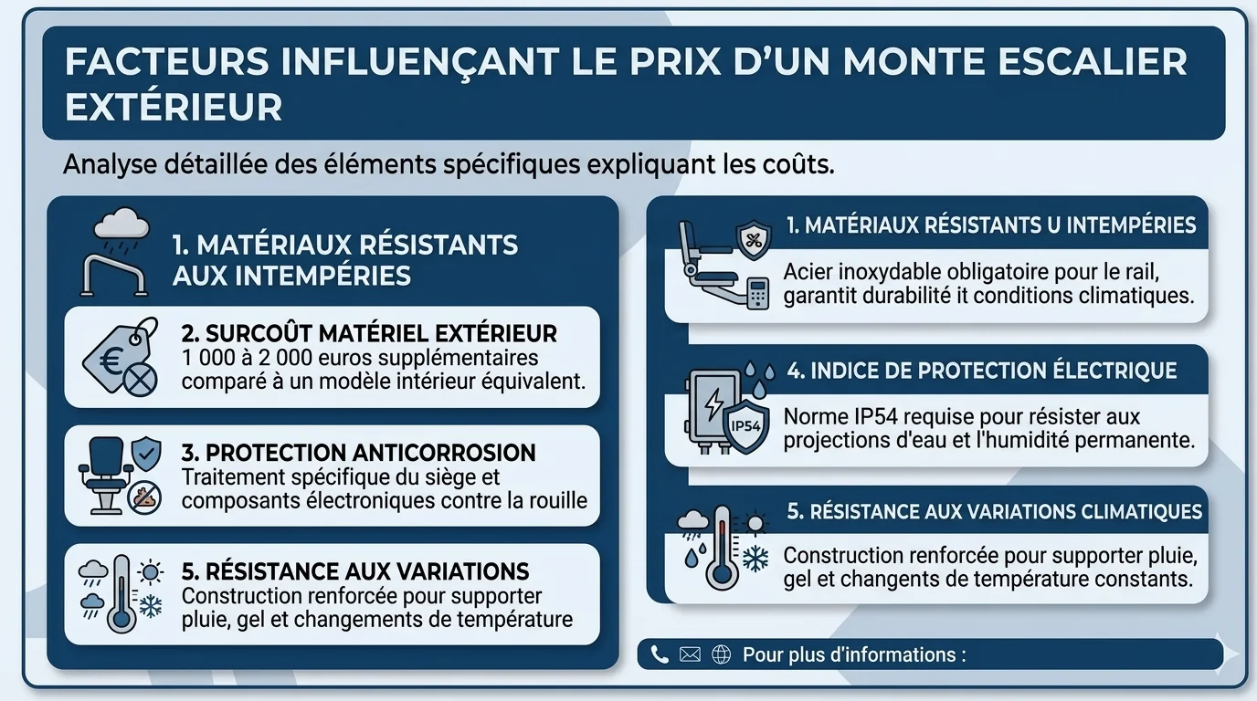 Prix monte escalier extérieur en 2026 : tarifs et coûts d'installation