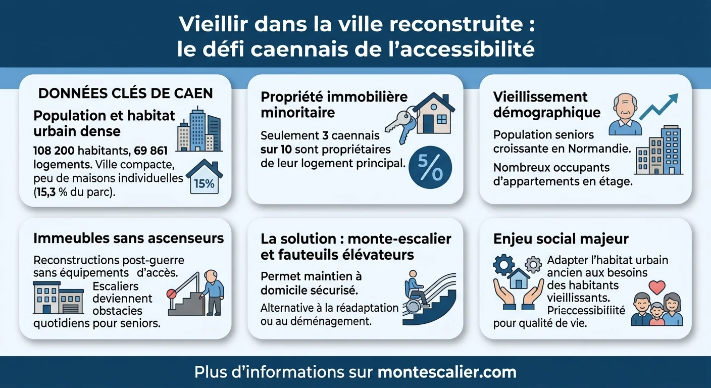 Vieillir dans la ville reconstruite : le défi caennais de l'accessibilité