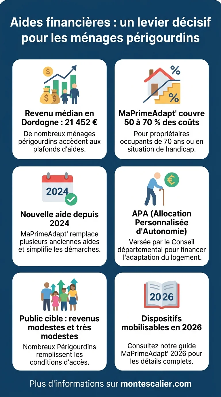 Aides financières : un levier décisif pour les ménages périgourdins