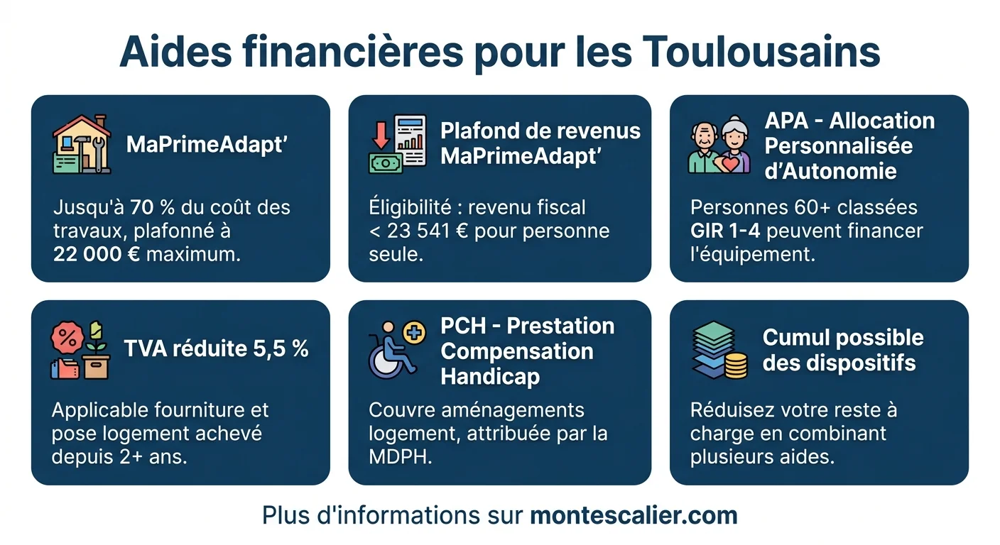Aides financières pour les Toulousains