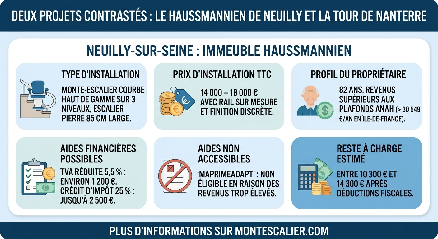 Deux projets contrastés : le haussmannien de Neuilly et la tour de Nanterre
