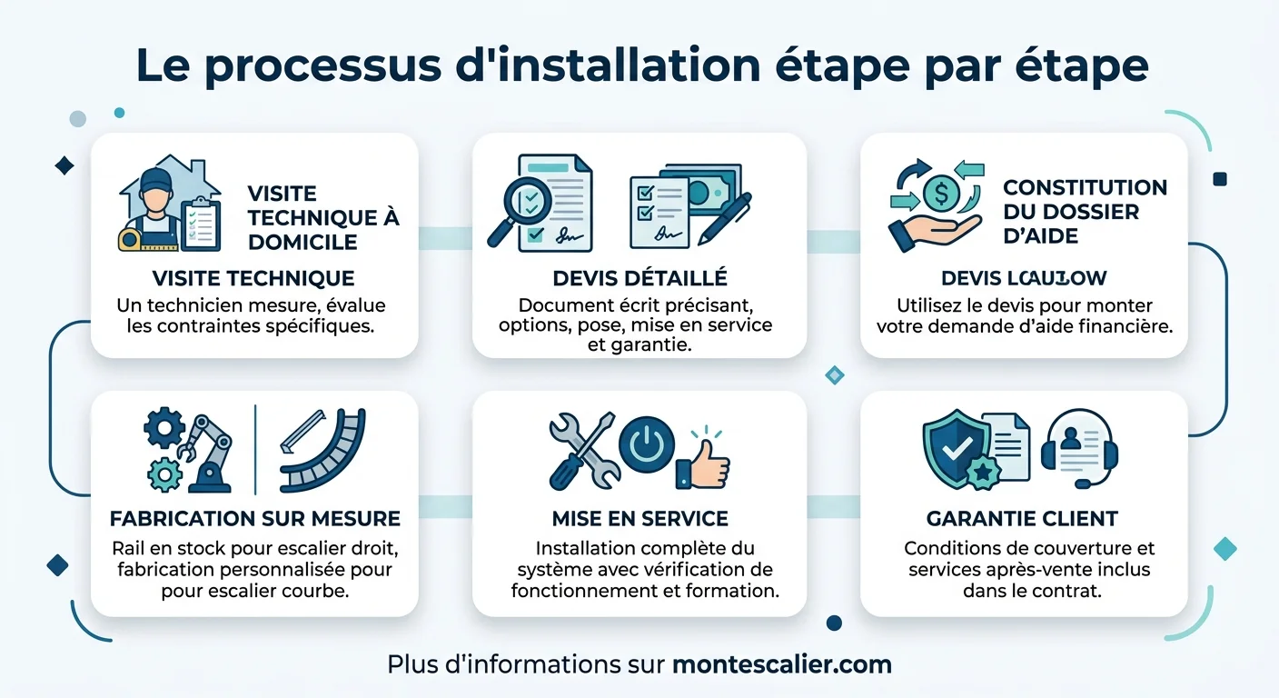 Le processus d'installation étape par étape