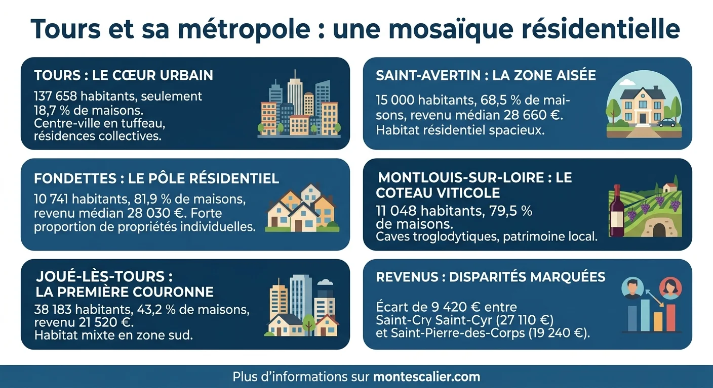 Tours et sa métropole : une mosaïque résidentielle