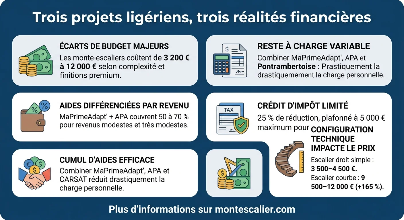Trois projets ligériens, trois réalités financières